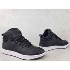 Adidas Boty černé 46 2/3 EU Hoops 30 Mid Wtr