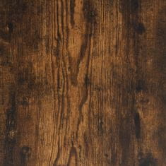 Greatstore Noční stolek kouřový dub 40 x 30 x 30 cm kompozitní dřevo