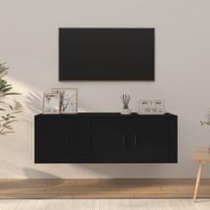 Vidaxl 2dílný set TV skříněk černý kompozitní dřevo