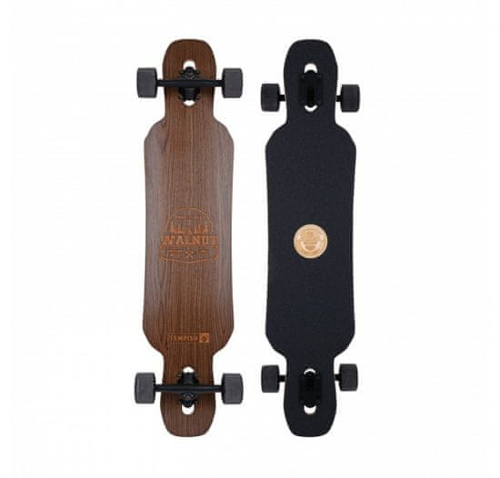 TWM longboard Walnut99 x 21 cm černá/hnědá