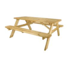 Primaterra Piknikový stůl a lavice DELUXE 180x154x75 cm borovice