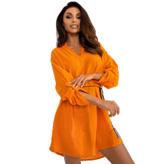 Och Bella Dámské šaty OCH BELLA oranžové TW-SK-BI-2021977.00_398161 S