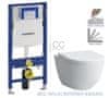 Geberit duofix bez tlačítka + wc laufen pro lcc rimless + sedátko (111.300.00.5 LP2)