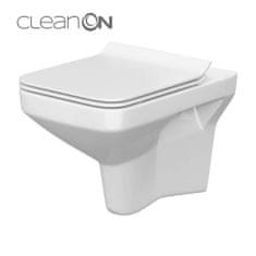 KOUPELNYMOST Alcadrain sádromodul - předstěnový instalační systém s bílým/ chrom tlačítkem m1720-1 + wc cersanit cleanon como + sedátko (AM101/1120 M1720-1 CO1)