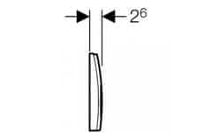 KOUPELNYMOST Geberit duofixbasic s matným tlačítkem delta21 + wc ideal standard tesi se sedátkem rimless (458.103.00.1 21MA TE2)