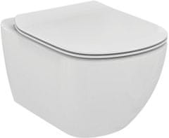 KOUPELNYMOST Alcadrain sádromodul - předstěnový instalační systém s bílým tlačítkem m1710 + wc ideal standard tesi se sedátkem rimless (AM101/1120 M1710 TE2)