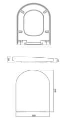 CERSANIT Wc sedátko city duroplast soft close (K98-0127)