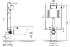 CERSANIT Podomítkový systém aqua 92 pneu s wet  box (S97-052)