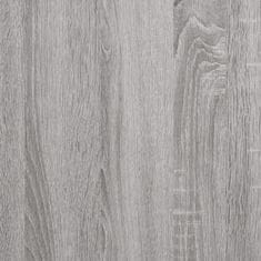 Greatstore Hnízdové konferenční stolky 3 ks šedé sonoma kompozitní dřevo