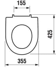 KOUPELNYMOST Předstěnový instalační systém bez tlačítka + wc jika lyra plus + sedátko duraplast (PRIM_20/0026 X LY6)