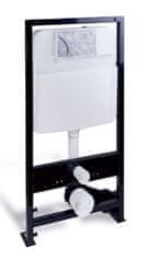 KOUPELNYMOST Předstěnový instalační systém s černým tlačítkem 20/0044 + wc cersanit inverto + sedátko duraplast soft-close (PRIM_20/0026 44 IN1)
