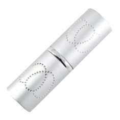 DIVINE cosmetics Kosmetický štětec vysouvací 10,5 cm, stříbrná