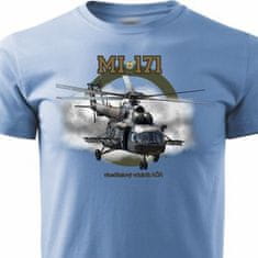 STRIKER Tričko vrtulník MI-171 Barva: Černá, Velikost: XXL