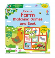Usborne Farm Matching Games and Book