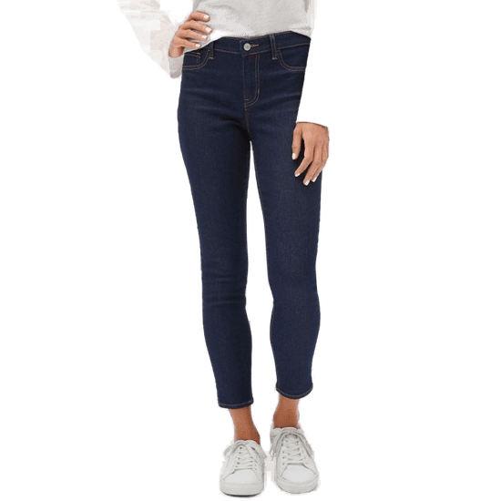 Gap Džíny distressed universal jegging mid rise GAP_600116-00