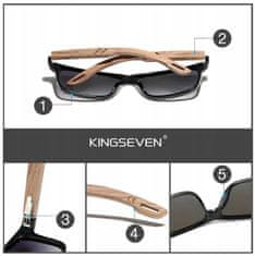 KINGSEVEN Sluneční brýle Nerdy W5508