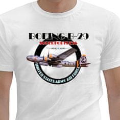 STRIKER Tričko Boeing B-29 Superfortress Barva: Bílá, Velikost: S