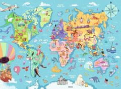 Ravensburger Puzzle Mapa světa XXL 100 dílků