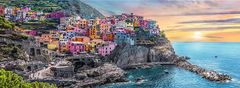 Trefl Panoramatické puzzle Vernazza při západu slunce, Itálie 500 dílků