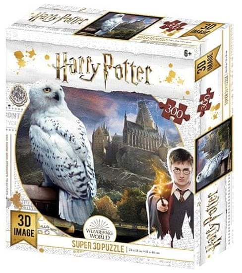 Prime 3D Puzzle Harry Potter: Hedvika 3D 300 dílků