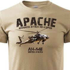 STRIKER Tričko APACHE AH-64E Barva: Olivová, Velikost: S