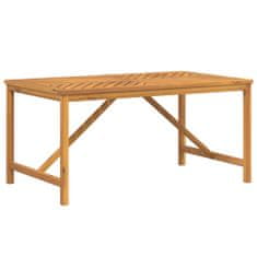 Vidaxl Zahradní jídelní stůl 150 x 90 x 74 cm masivní akáciové dřevo