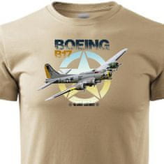 STRIKER Tričko Boeing B-17 Barva: Bílá, Velikost: XXL