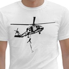STRIKER Tričko Helicopter Barva: Bílá, Velikost: XL