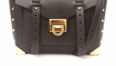 Michael Kors dámská kabelka crossbody MANHATTAN 35F1GNCS6L BLACK MD TH SCHOOL SATCHEL LEATHER