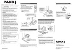 MAX1 pedály SPD City jednostranné černé