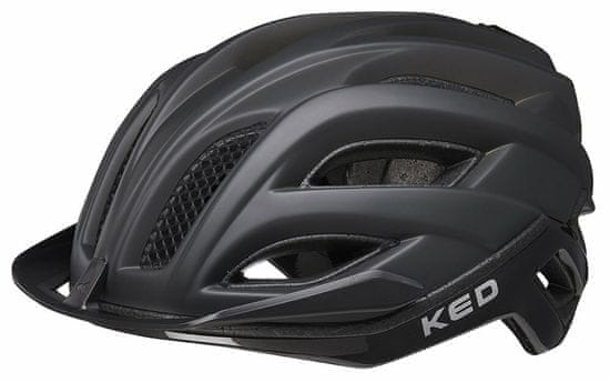 KED přilba Champion Visor L process black matt 58-61 cm