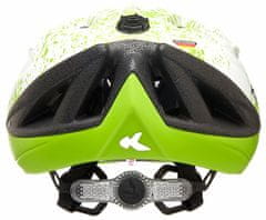 KED přilba Street Junior Pro M lime green white matt 53-58 cm