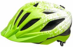 KED přilba Street Junior Pro M lime green white matt 53-58 cm