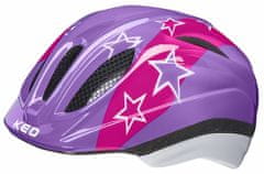 KED přilba Meggy II Trend S lilac stars 46-51 cm