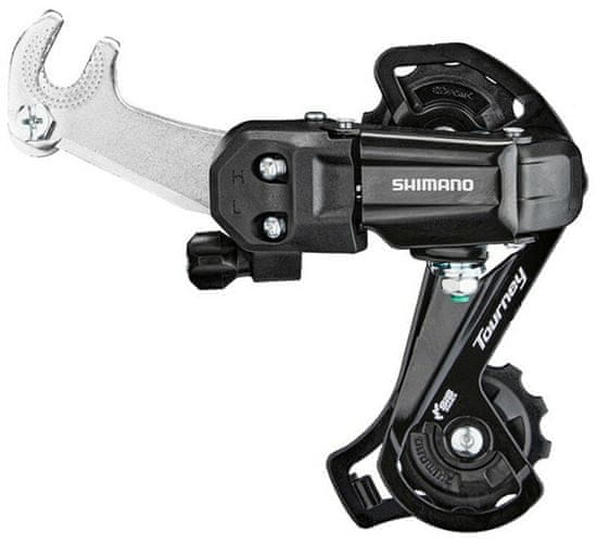 Shimano měnič Tourney RD-TY200SS hák 6/7 speed , dlouhé vodítko, černý