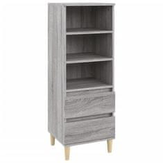 Vidaxl Skříň highboard šedá sonoma 40 x 36 x 110 cm kompozitní dřevo