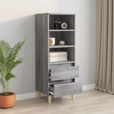 Vidaxl Skříň highboard šedá sonoma 40 x 36 x 110 cm kompozitní dřevo