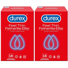 Durex Sada 2x Durex Fetherlite Elite 18 ks.