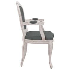 Vidaxl Jídelní židle 2 ks tmavě šedé 62 x 59,5 x 100,5 cm textil