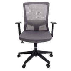 MCW Kancelářská židle SIHOO Kancelářská židle, ergonomické opěradlo ve tvaru S, prodyšná nastavitelná opěrka pasu ~ šedá