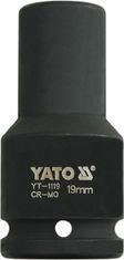 YATO Nástavec 3/4" rázový šestihranný hluboký 19 mm CrMo