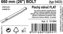 Compass Stěrač FLAT BULK (BOLT) 26"/660mm