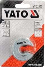 YATO Řezač trubek 15 mm PVC, Al, Cu