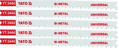 YATO List pilový do přímočaré pily univerzální typ U 10-5TPI sada 5 ks