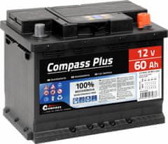 Compass Autobaterie COMPASS PLUS 12V 60Ah 480A