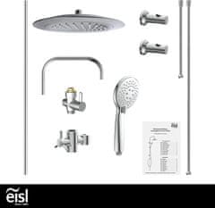 Eisl Nalepovací sprchový set bez baterie, chrom DX12009