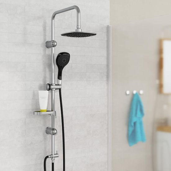 Eisl Sprchový set bez baterie SHOWER DREAM, chrom/černá DXLD60088CS