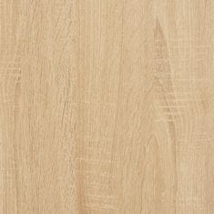 Vidaxl Lavice s botníkem dub sonoma 82 x 42 x 45 cm kompozitní dřevo