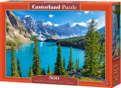 Castorland Puzzle Jaro u jezera Moraine, Kanada 500 dílků