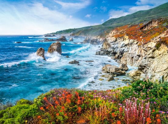 Castorland Puzzle Pobřeží Big Sur, Kalifornie, USA 2000 dílků